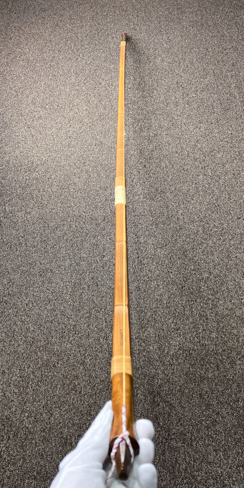 並寸 16.6kg 杉山重與作 花押 竹弓 ニベ