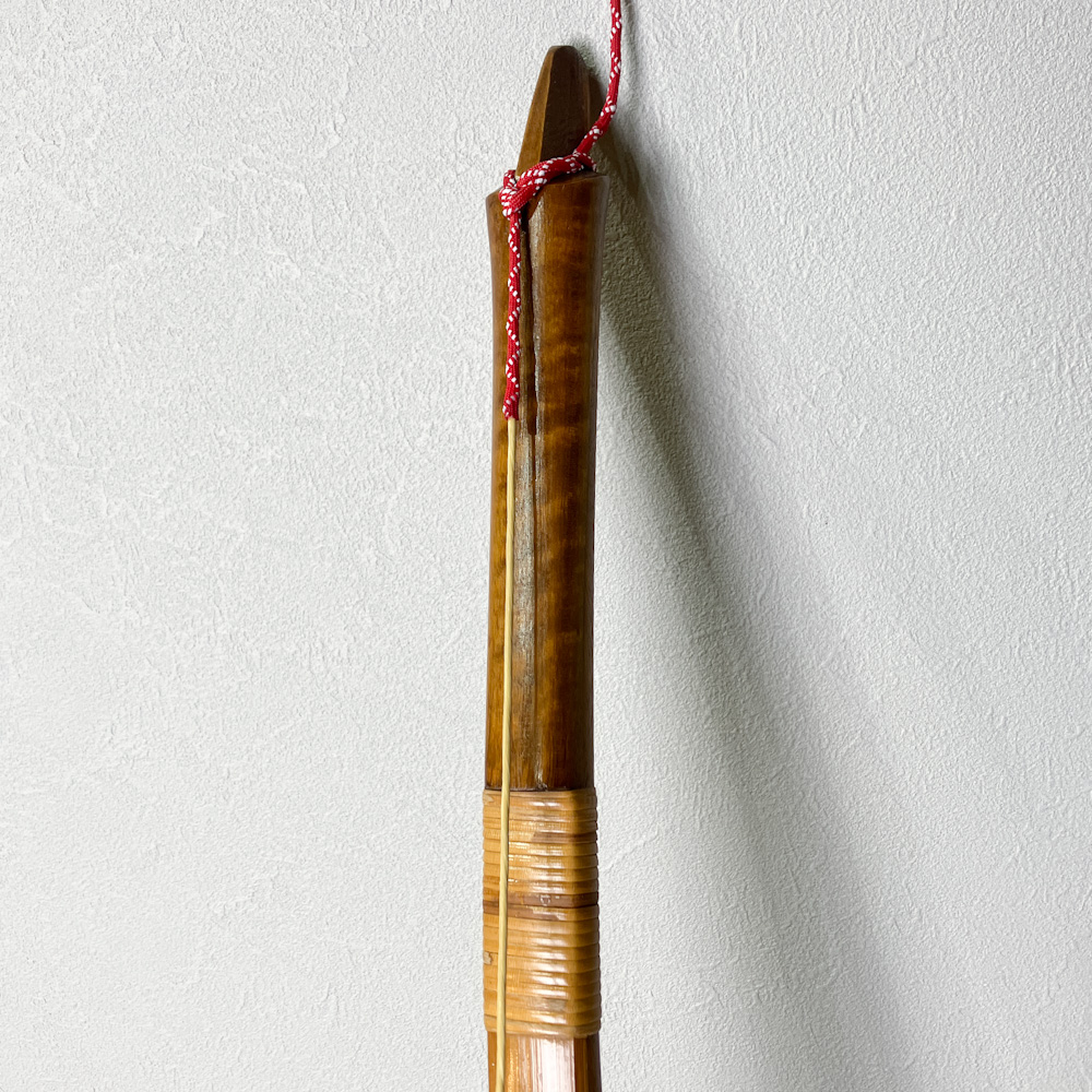 並寸 16.6kg 杉山重與作 花押 竹弓 ニベ