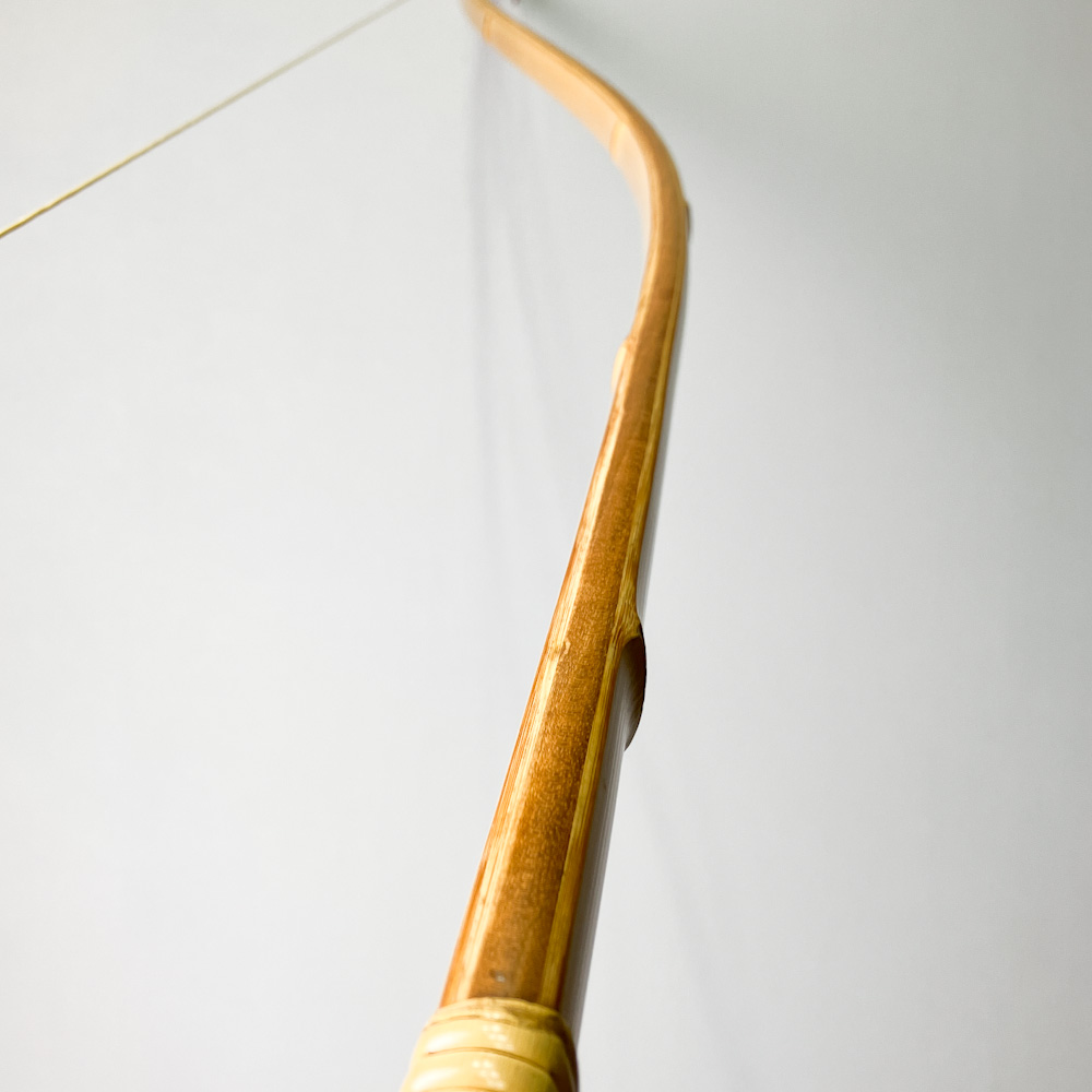 二寸伸 19.3kg 大倉重十郎 前白竹弓 ニベ