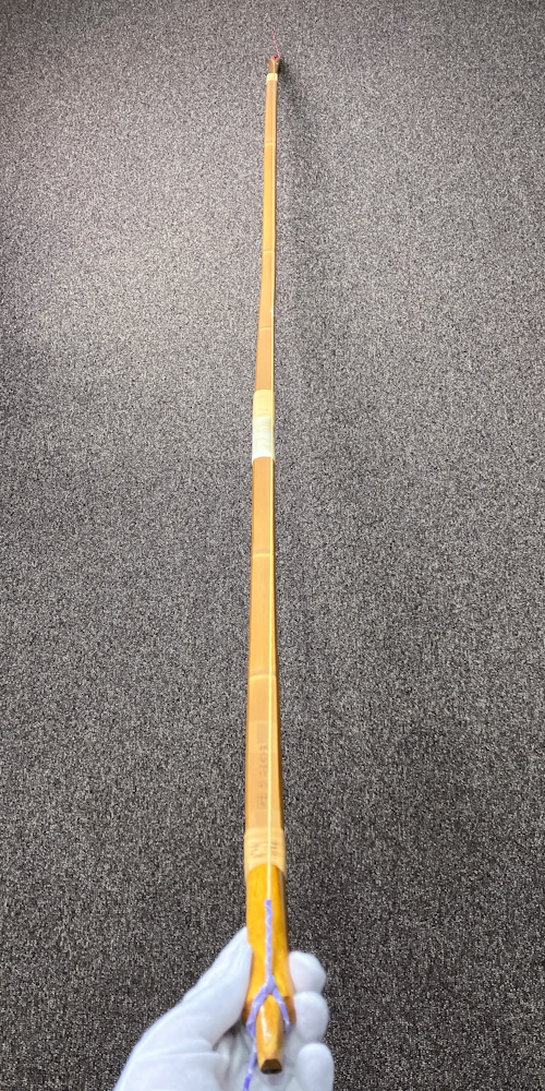 二寸伸 16.2kg 横山黎明作 花押 特製 カーボン内蔵前焦竹弓