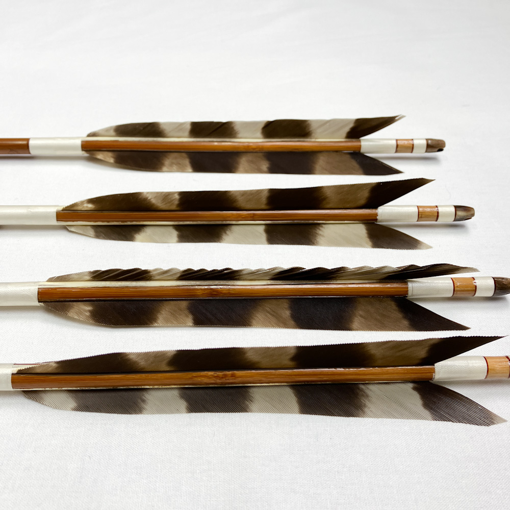 竹矢 四つ矢 94.8cm 31g 長の字鶴(長谷川弓具店)