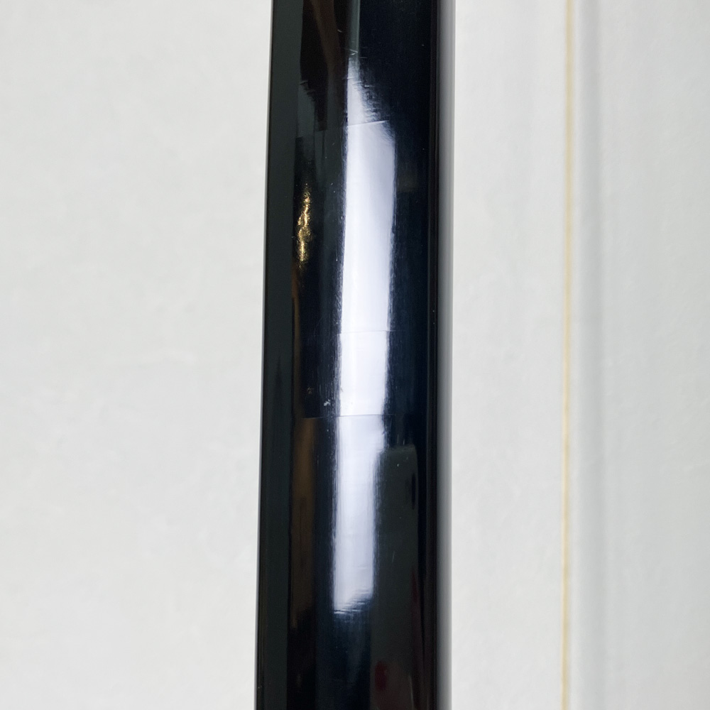 二寸伸 14.1kg 松永萬義 花押 黒漆塗竹弓 ニベ
