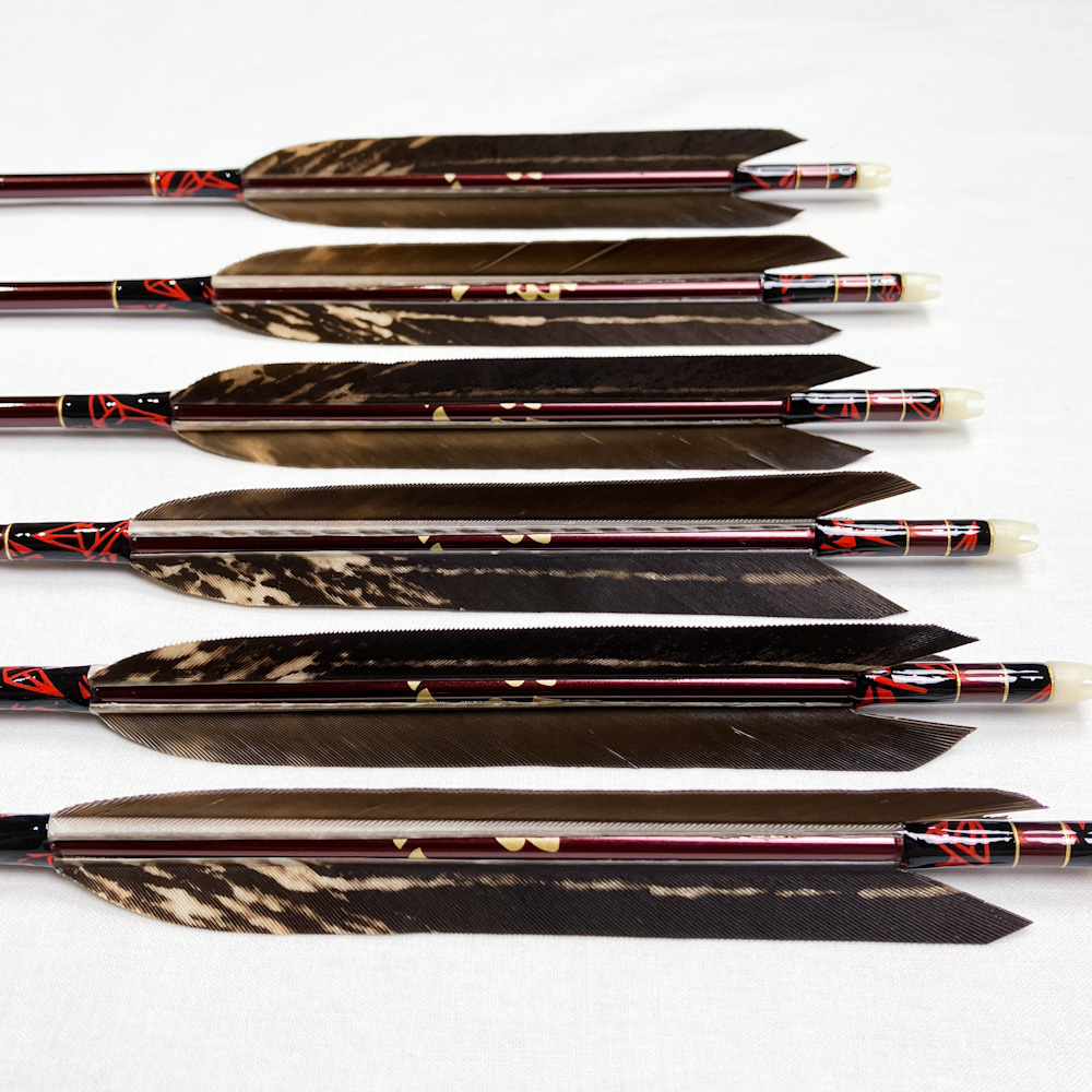 カーボン矢 6本組+巻藁矢+矢筒 96.9cm 24g Mizuno SST 80-20S