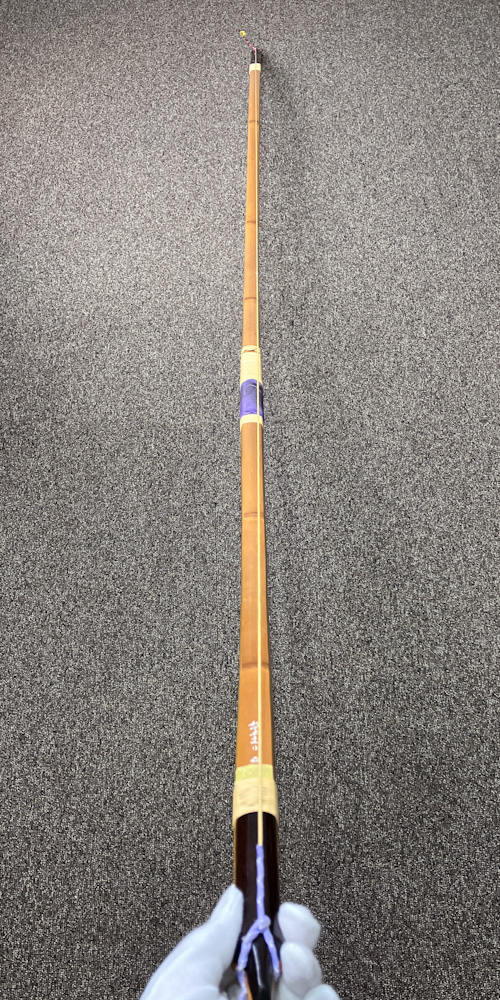 四寸伸 17.8kg 新宮素直 作 花押 前煤竹弓