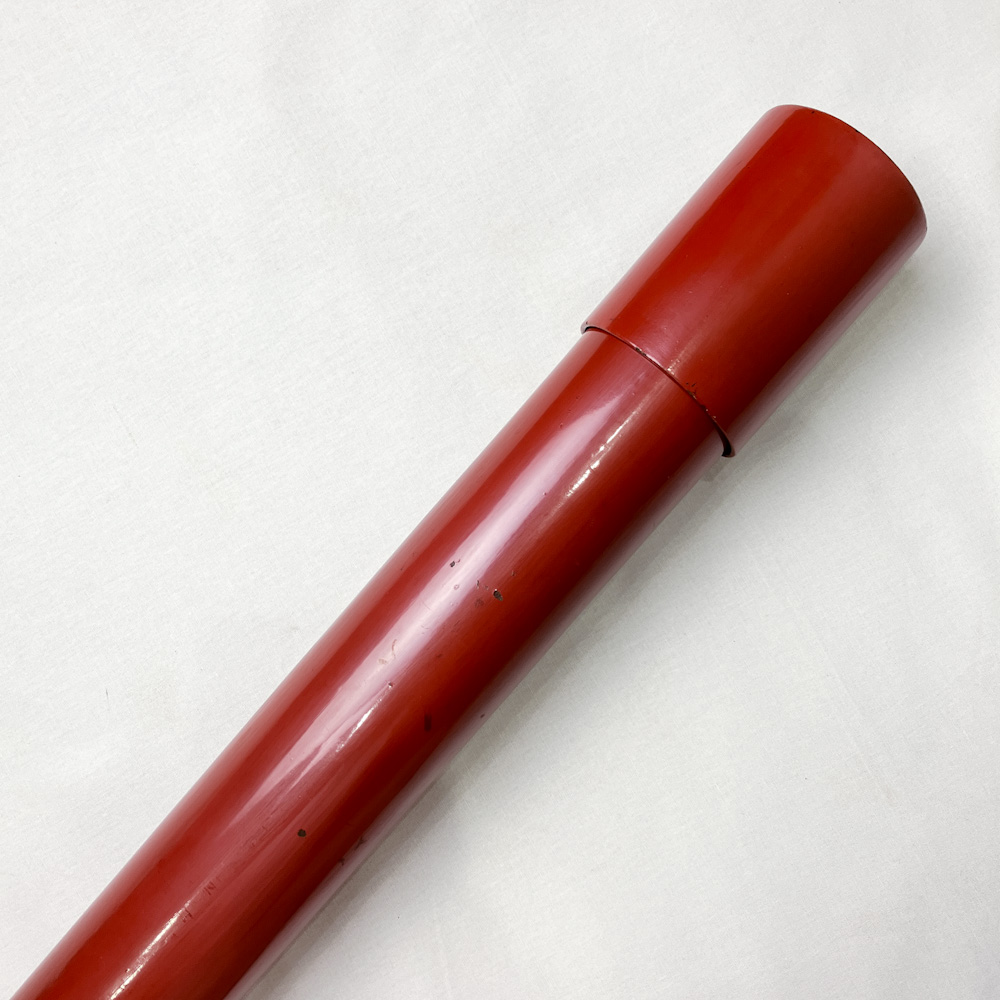 矢筒　紙筒＋朱漆塗　92.6cmまでの矢を収納可