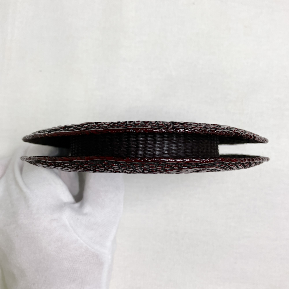 弦巻　紙縒編＋漆塗り　13.3cm
