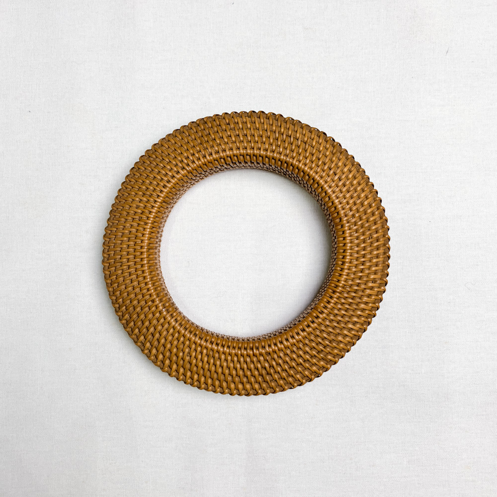 弦巻　籐　14.8cm