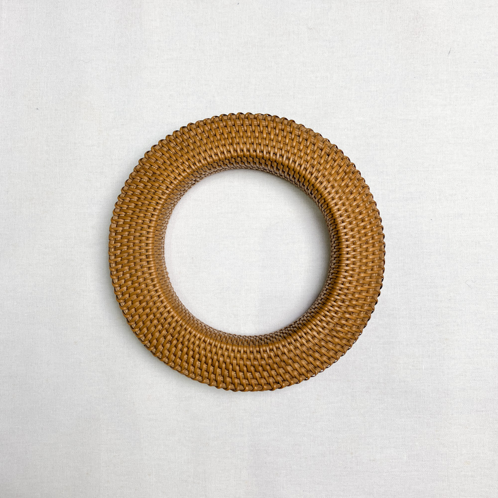 弦巻　籐　14.8cm