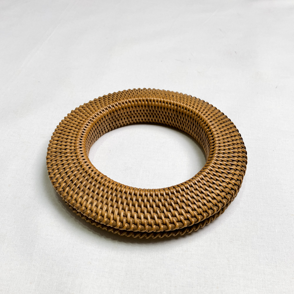 弦巻　籐　14.8cm