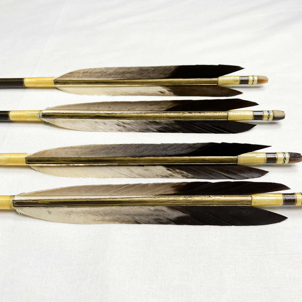 カーボン矢　四つ矢　92.1cm　26.5g