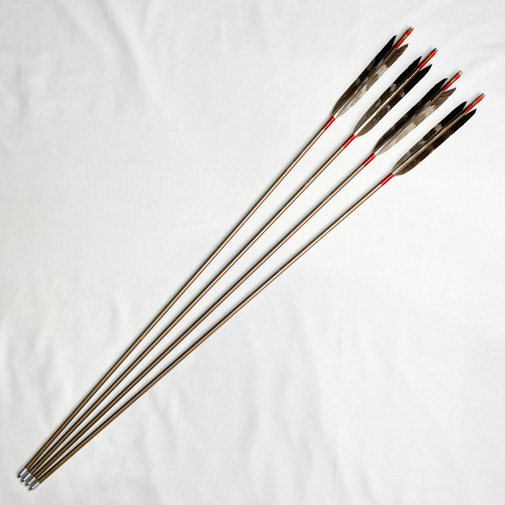 ジュラ矢 四つ矢 91.6cm 24.5g EASTON XX75 1913 | 古弓具 二月堂