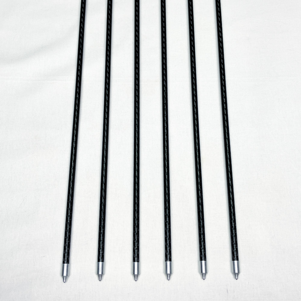 カーボン矢 6本組 91.0cm 22g Mizuno WENEW 7518