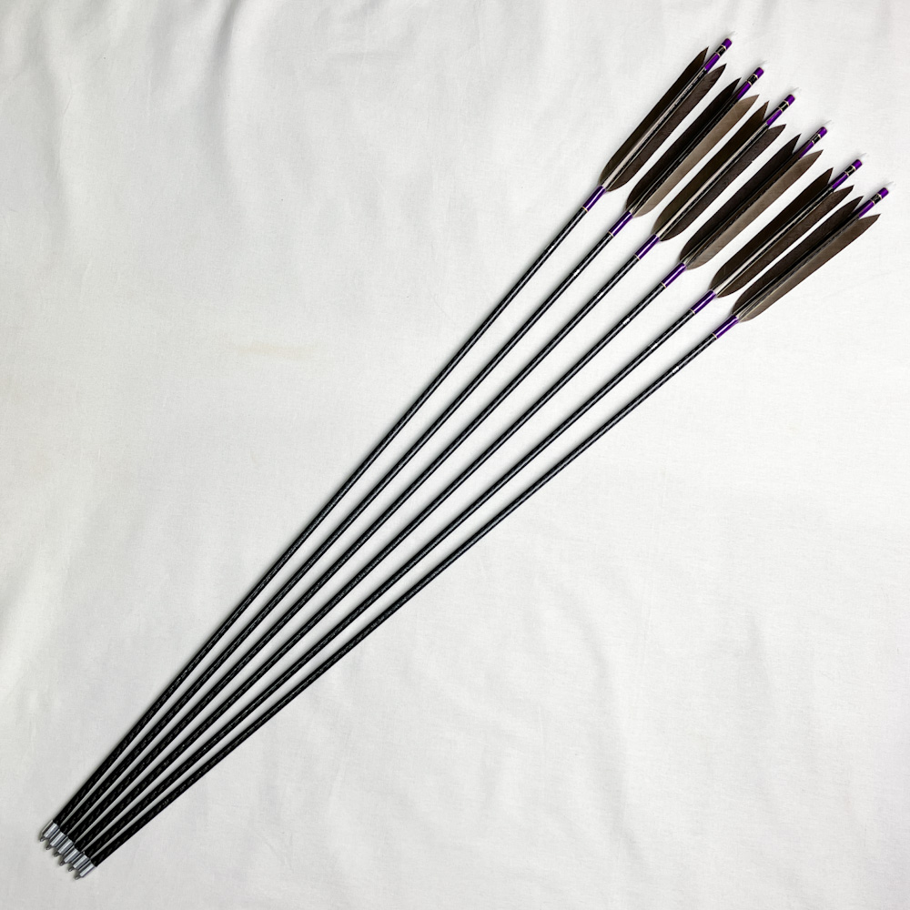 カーボン矢 6本組 91.0cm 21.5g Mizuno WENEW 7518