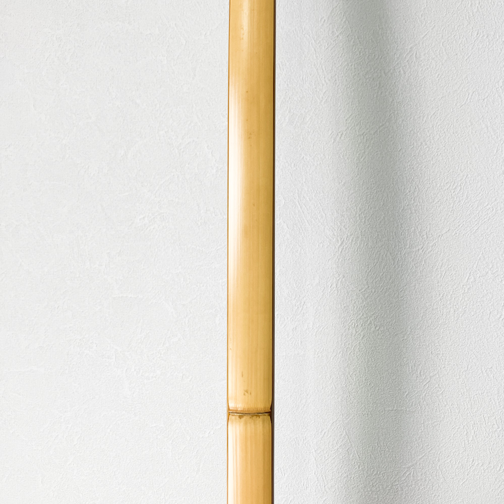 並寸　14.0kg　横山黎明作 花押 特製　カーボン内蔵前煤竹弓