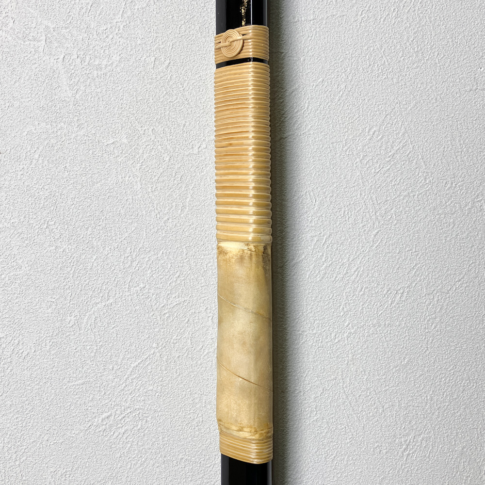 二寸伸 11.6kg 横山雲龍 黒塗竹弓 ニベ