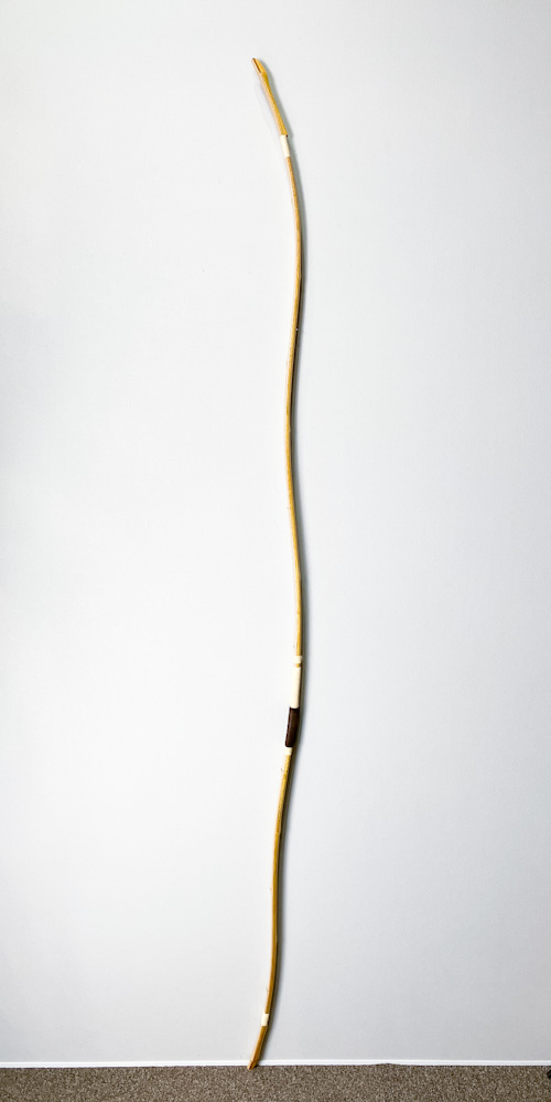 二寸伸 19.2kg 清芳 花押 カーボン内蔵前焦竹弓