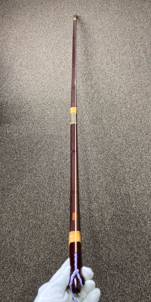 二寸伸　25.3kg　金子城康　茶塗竹弓　ニベ