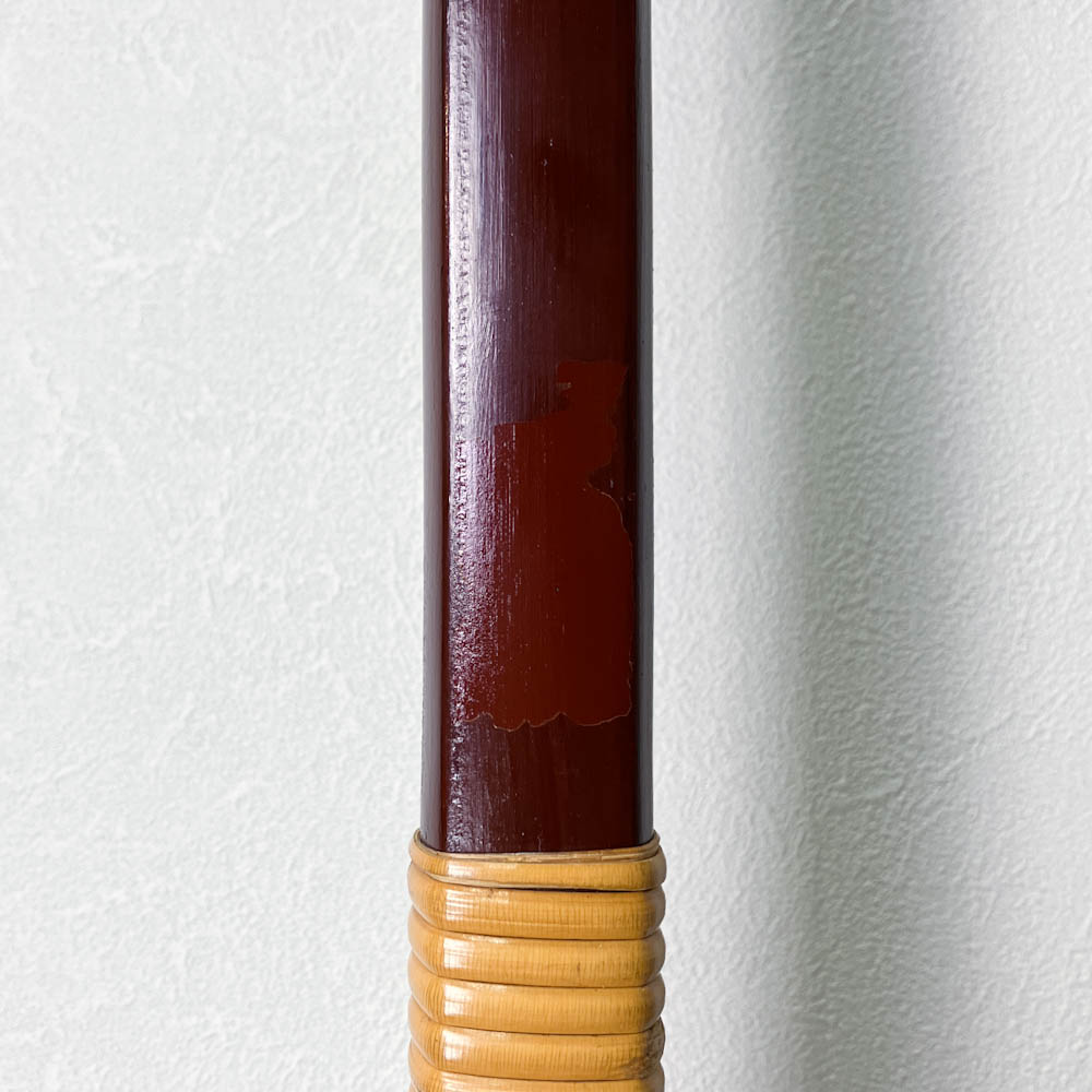 二寸伸　25.3kg　金子城康　茶塗竹弓　ニベ