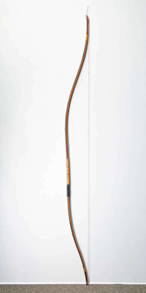 並寸　23.6kg　柴田勘十郎 昭和六年参月 十九代目 花押　前焦竹弓　ニベ