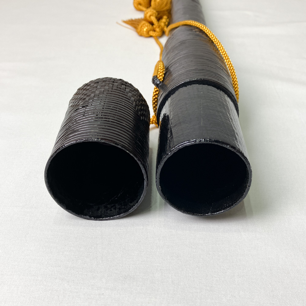 矢筒　紙筒＋籐編　91.5cmまでの矢を収納可