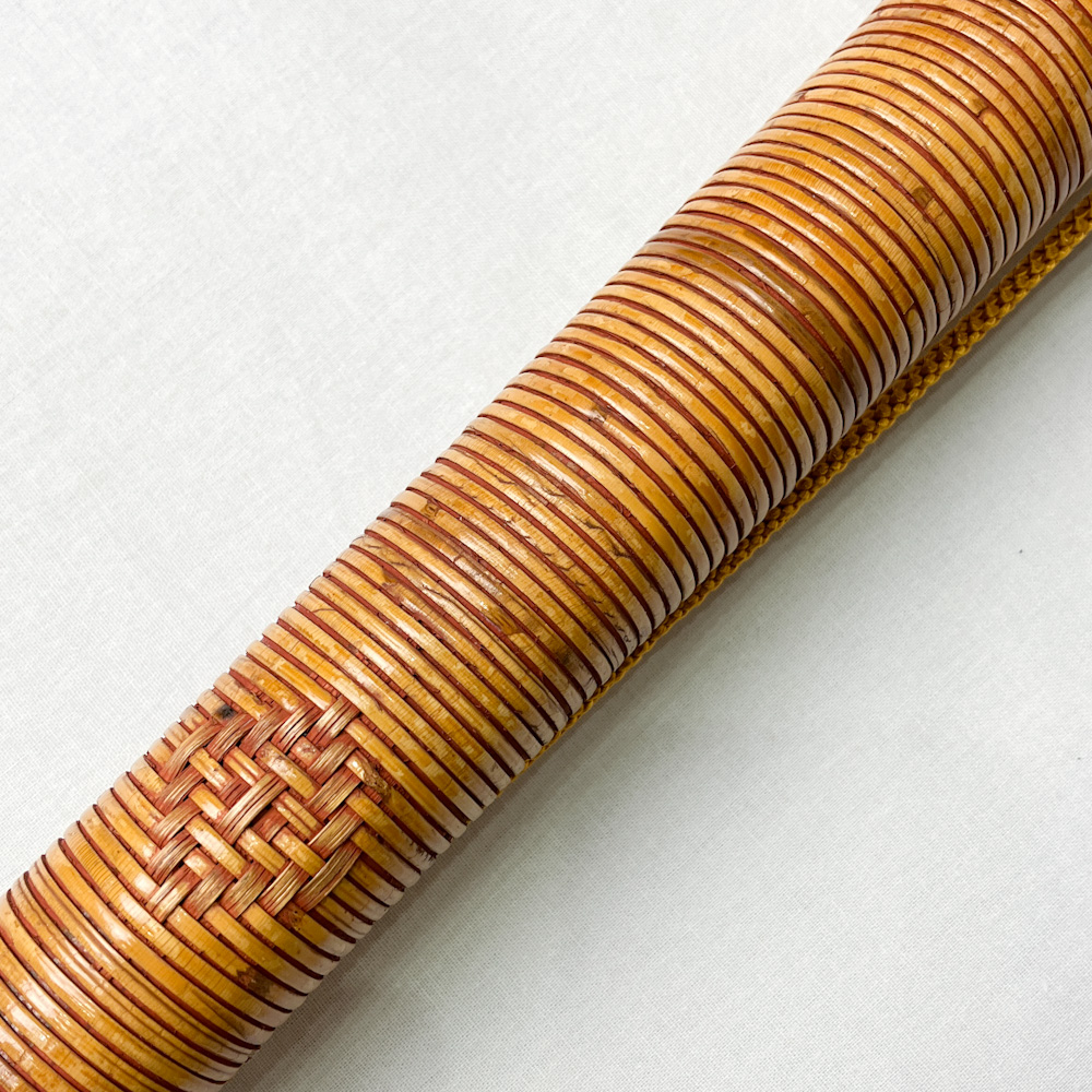 矢筒　紙筒＋籐編　95.5cmまでの矢を収納可