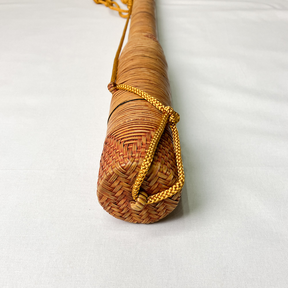 矢筒　紙筒＋籐編　95.5cmまでの矢を収納可