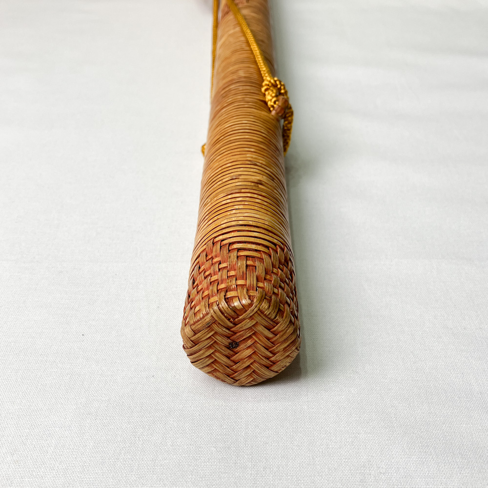 矢筒　紙筒＋籐編　95.5cmまでの矢を収納可