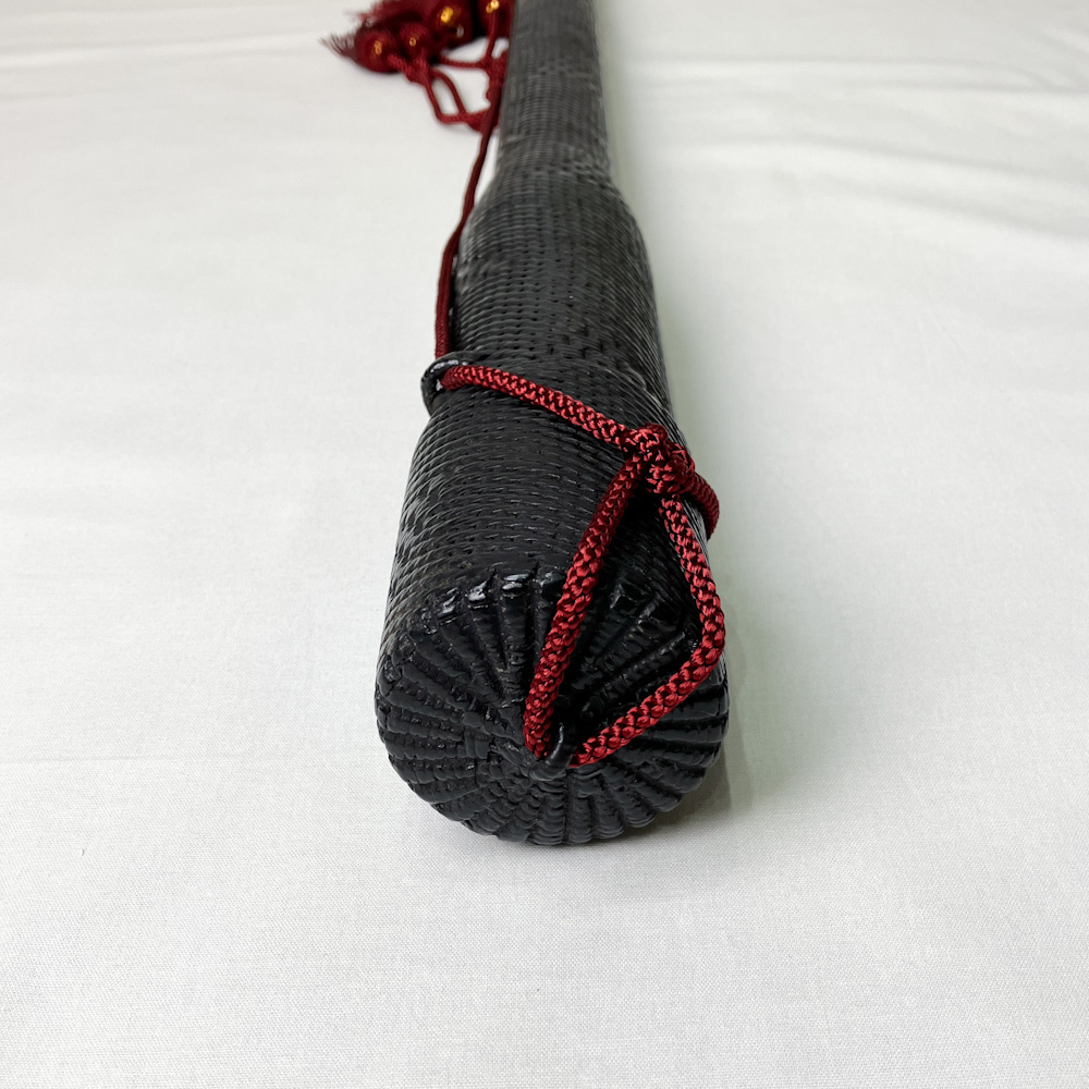 矢筒　長門細工（紙縒編み＋漆塗）　94.1cmまでの矢を収納可