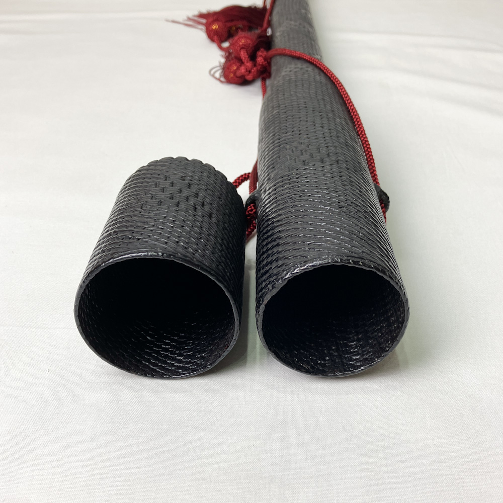 矢筒　長門細工（紙縒編み＋漆塗）　94.1cmまでの矢を収納可