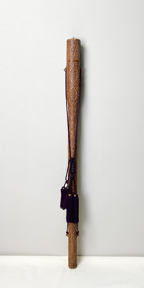 矢筒　紙筒＋籐編　95.9cmまでの矢を収納可