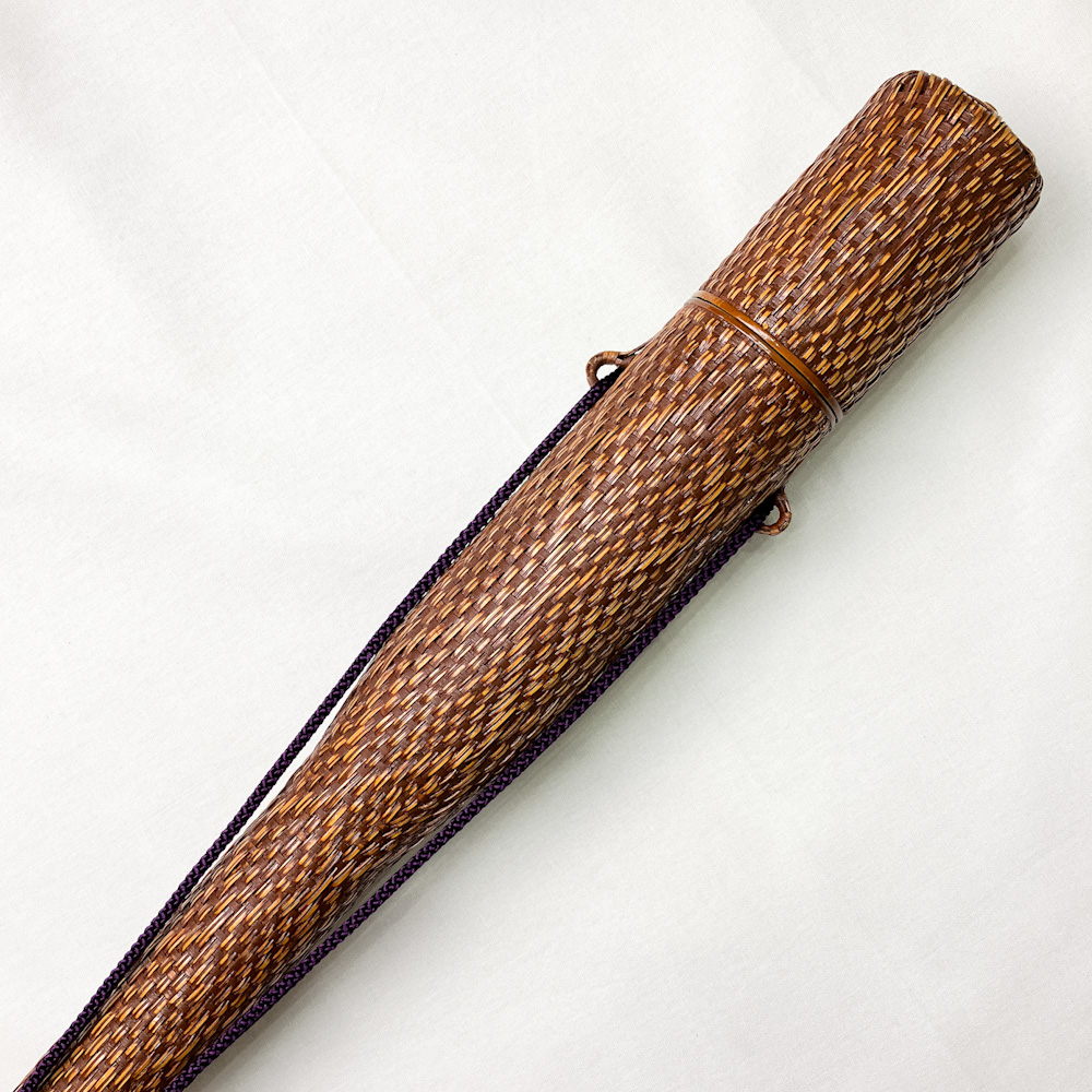 矢筒　紙筒＋籐編　95.9cmまでの矢を収納可