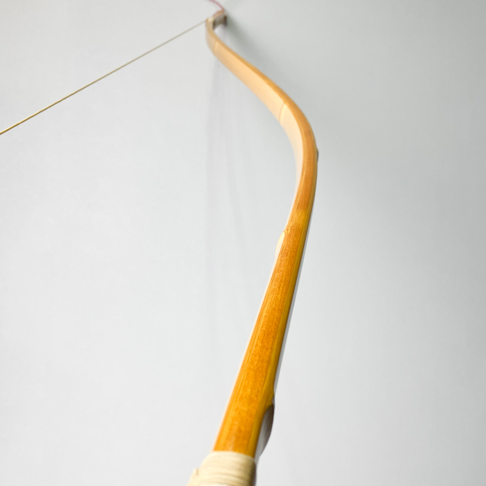 二寸伸　18.8kg　特作 永野一萃 花押　カーボン内蔵前焦竹弓