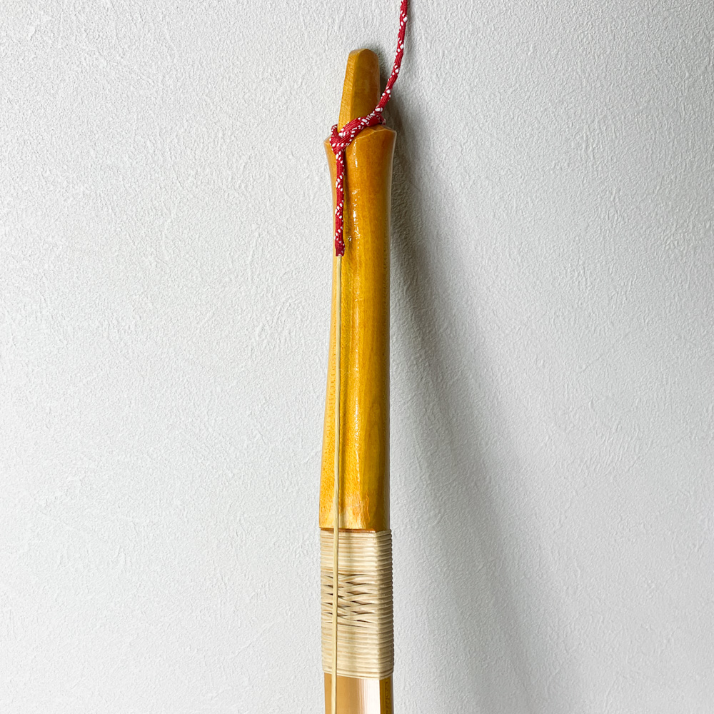 二寸伸　18.8kg　特作 永野一萃 花押　カーボン内蔵前焦竹弓