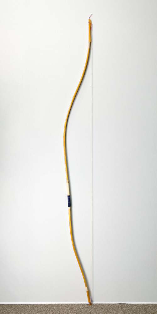 二寸伸　18.8kg　特作 永野一萃 花押　カーボン内蔵前焦竹弓