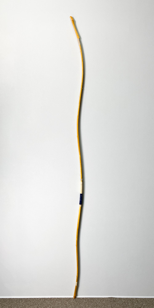 二寸伸　18.8kg　特作 永野一萃 花押　カーボン内蔵前焦竹弓