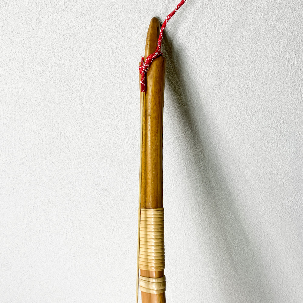 並寸　10.9kg　柴田勘十郎　前皮剥竹弓　ニベ