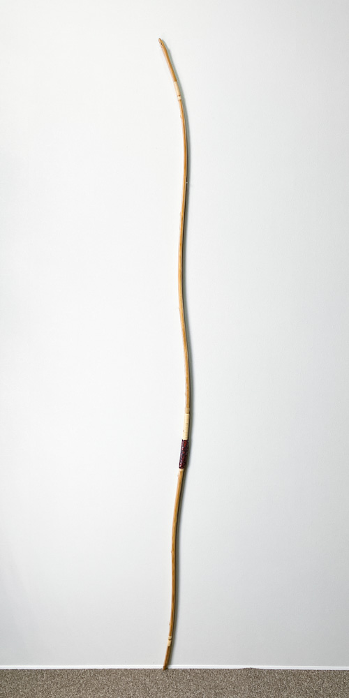 並寸　10.9kg　柴田勘十郎　前皮剥竹弓　ニベ