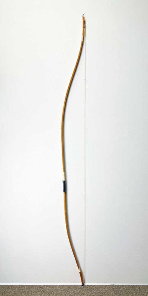 二寸伸　20.0kg　松永重宣 花押　前煤竹弓