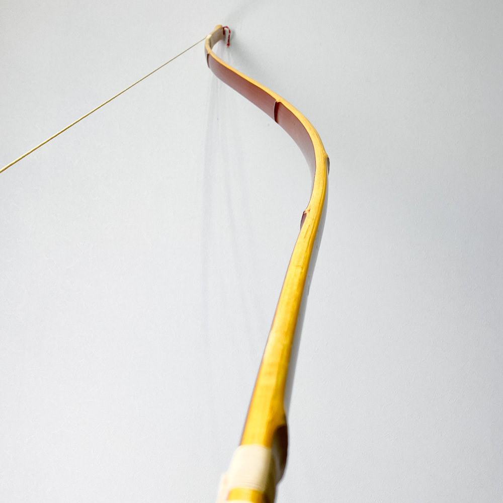 並寸　9.6kg　無銘（柴田勘十郎）　前染竹三枚打弓