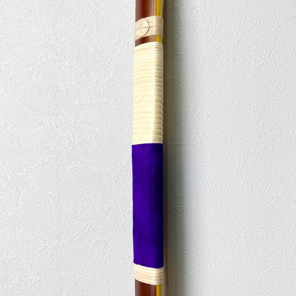 並寸　9.6kg　無銘（柴田勘十郎）　前染竹三枚打弓