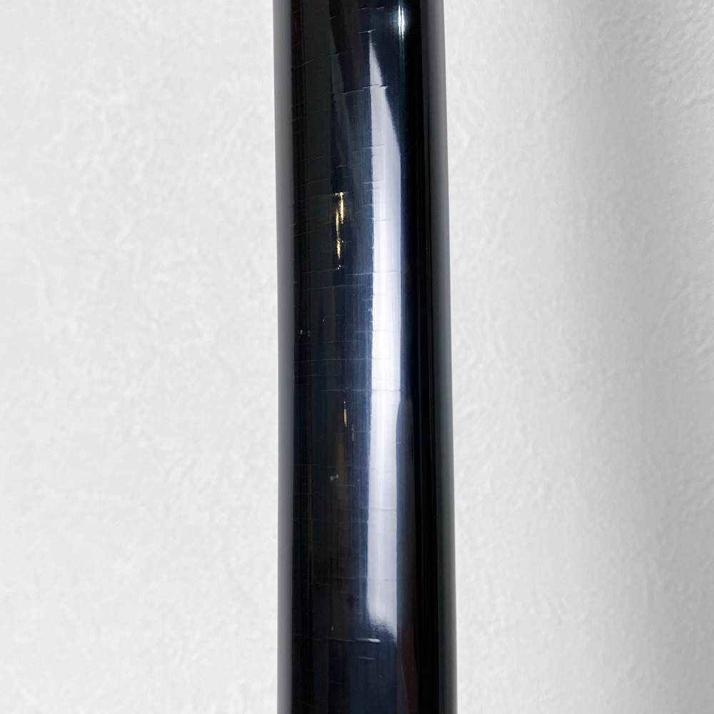 並寸　14.7kg　柴田勘十郎　小山茂治 花押　黒漆塗竹弓　ニベ