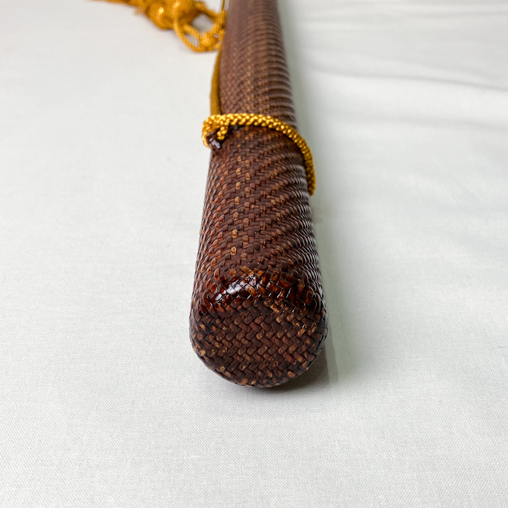 矢筒　紙筒＋籐編　96.5cmまでの矢を収納可