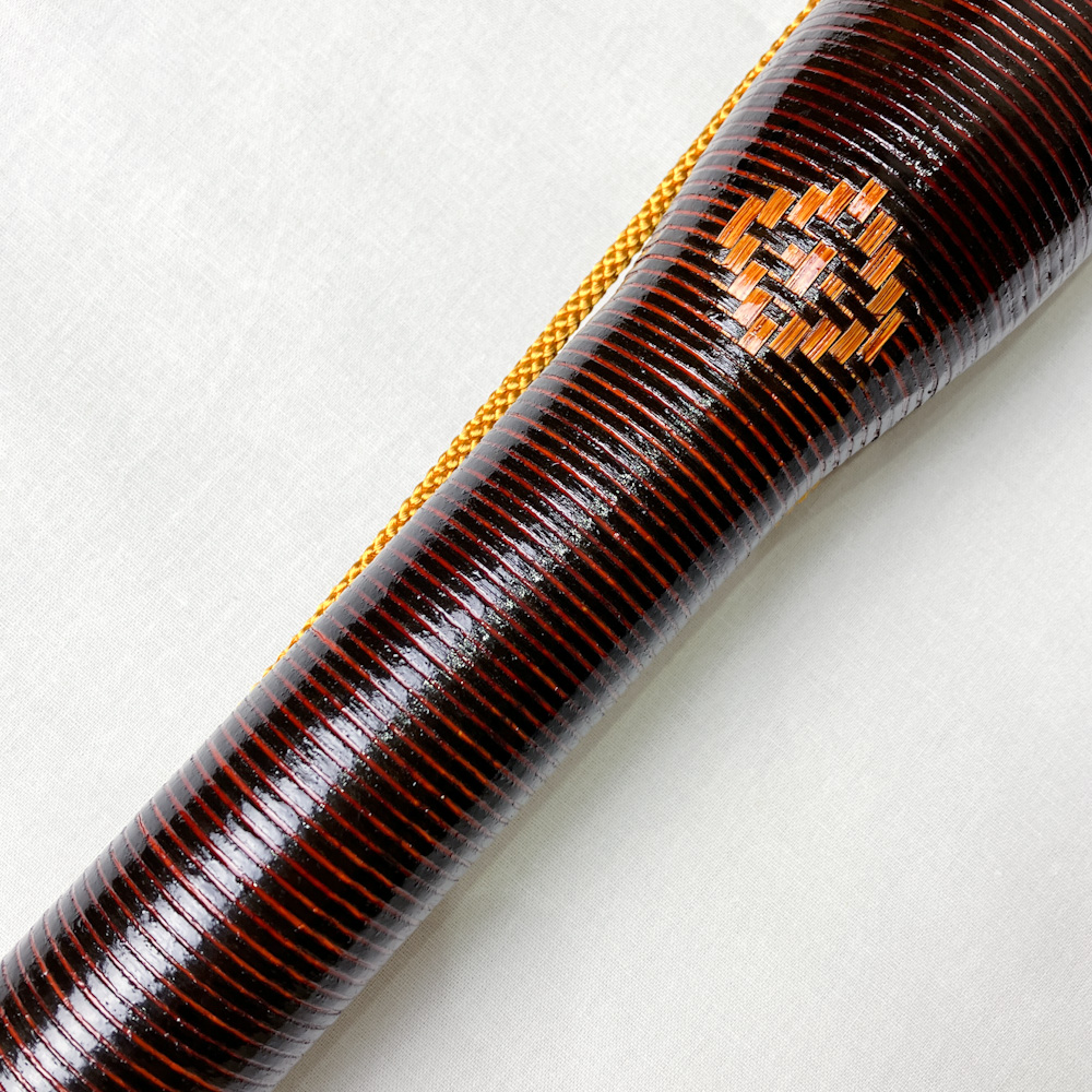 矢筒　紙筒＋籐編　98.7cmまでの矢を収納可