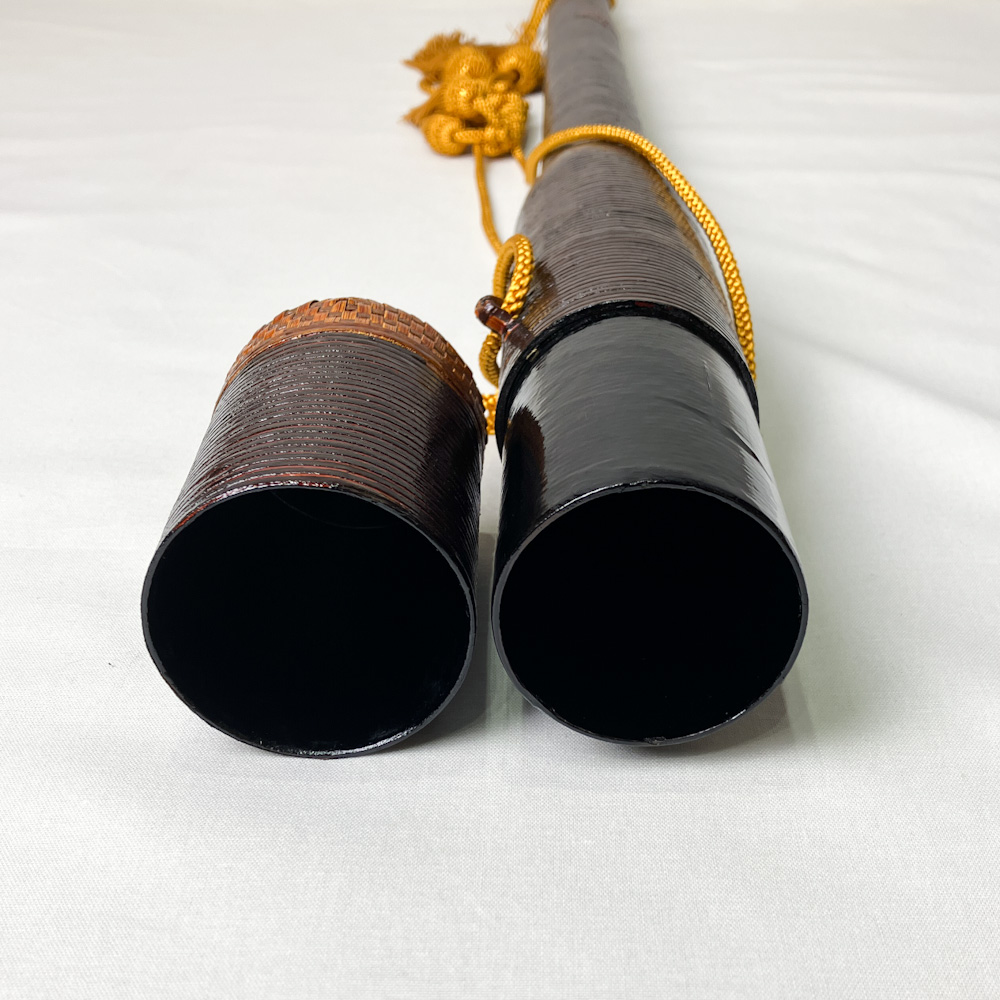 矢筒　紙筒＋籐編　98.7cmまでの矢を収納可