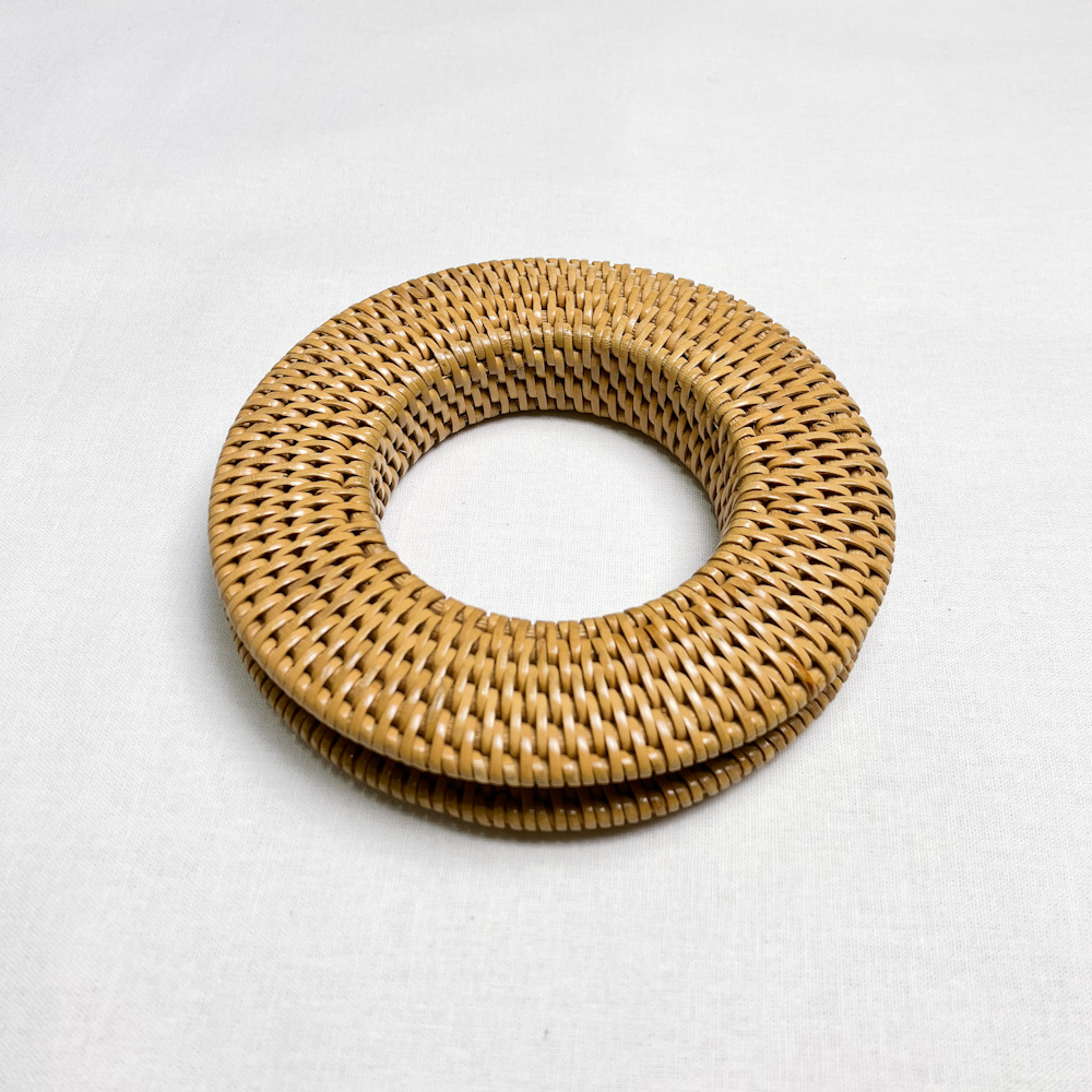 弦巻　籐　12.4cm