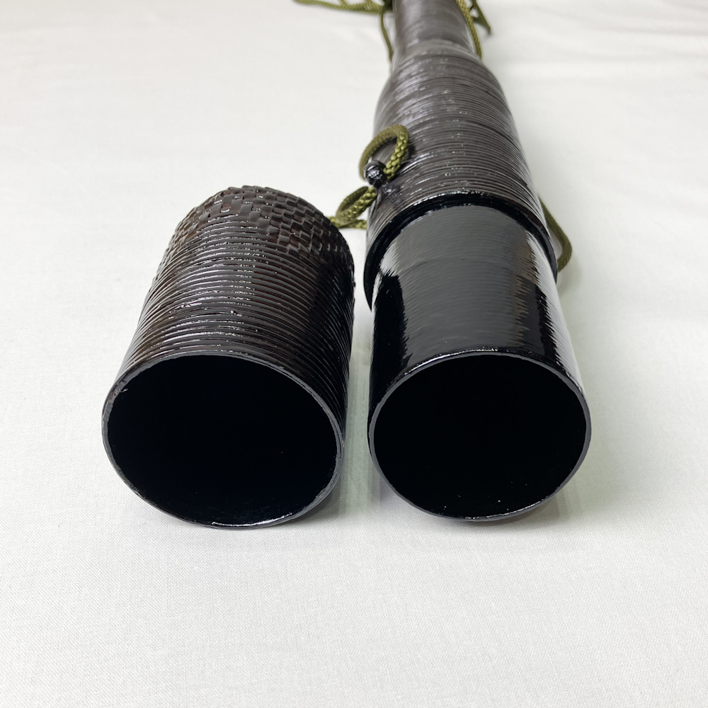 矢筒　紙筒＋籐編　102.8cmまでの矢を収納可