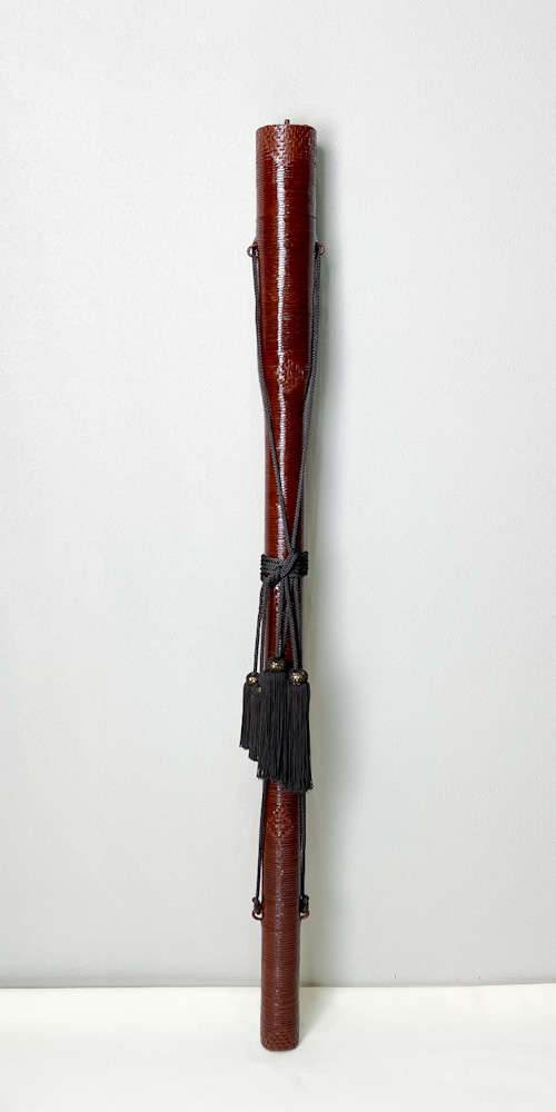 矢筒　紙筒＋籐編　95.8cmまでの矢を収納可