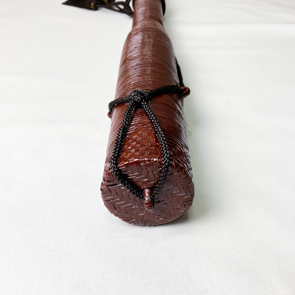 矢筒　紙筒＋籐編　95.8cmまでの矢を収納可