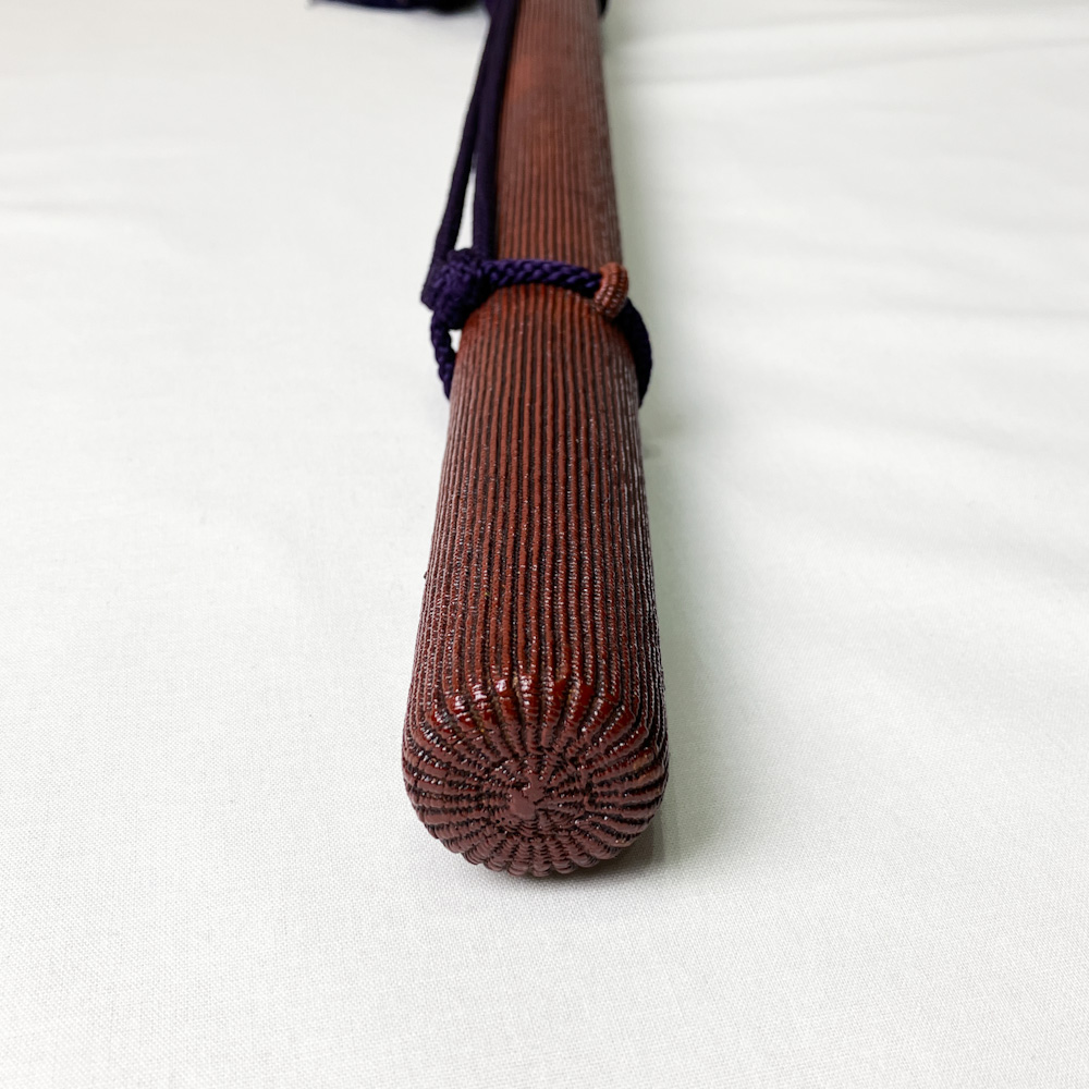 矢筒　紙縒編＋漆塗（千筋編）　98.4cmまでの矢を収納可