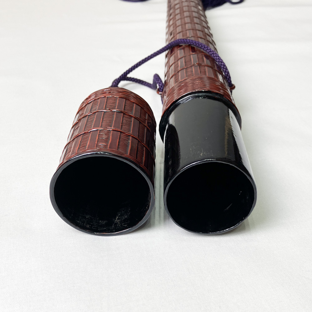 矢筒　竹編＋漆塗　96.2cmまでの矢を収納可